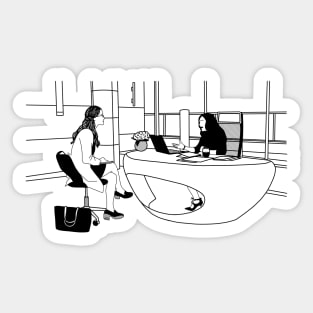 Supercorp Office Date Sticker